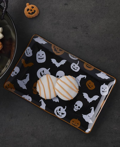 Oneida Serveware, Vintro Halloween Hors D'Oeuvres Tray, Made of Porcelain - Image 3