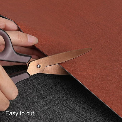 Table Runners 94 Inch Long, Dual-Sided Faux Leather Table Runner | Waterproof - Image 5