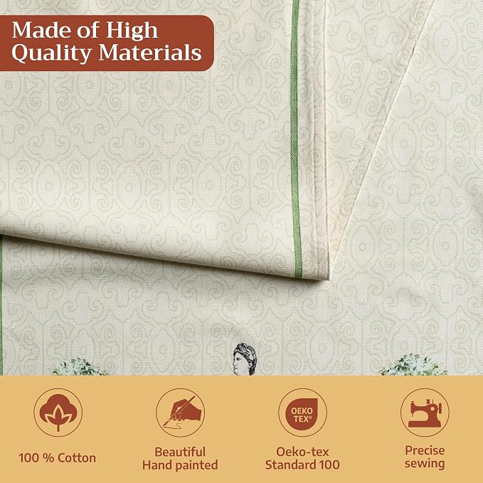 Maison d' Hermine Table Runner 100% Cotton 14.50" x 72" | Table Runners 72 - Image 3