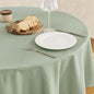 Tablecloth Linen Textured Waterproof & Stain Resistant Table Cloth Wrinkle Free Decorative Fabric Farmhouse Table Cover for Dining/Party/Buffet/Wedding, 60 x 60 Inch, Sage Green