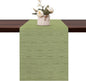 Table Runner 72 Inches Long, Vinyl Woven Heatproof Table Runners | Washable by Banchif