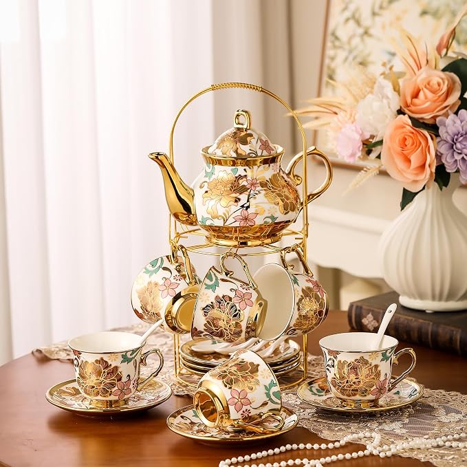 20 Pieces Porcelain Tea Set - Image 5