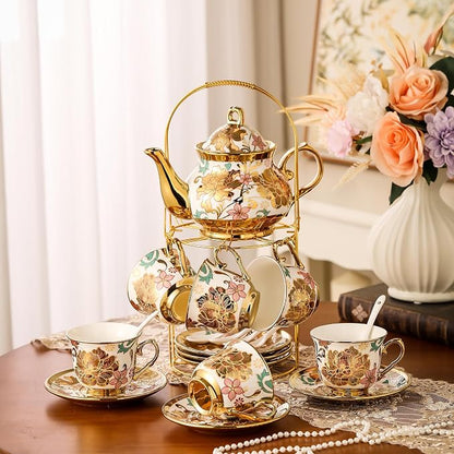 20 Pieces Porcelain Tea Set - Image 5
