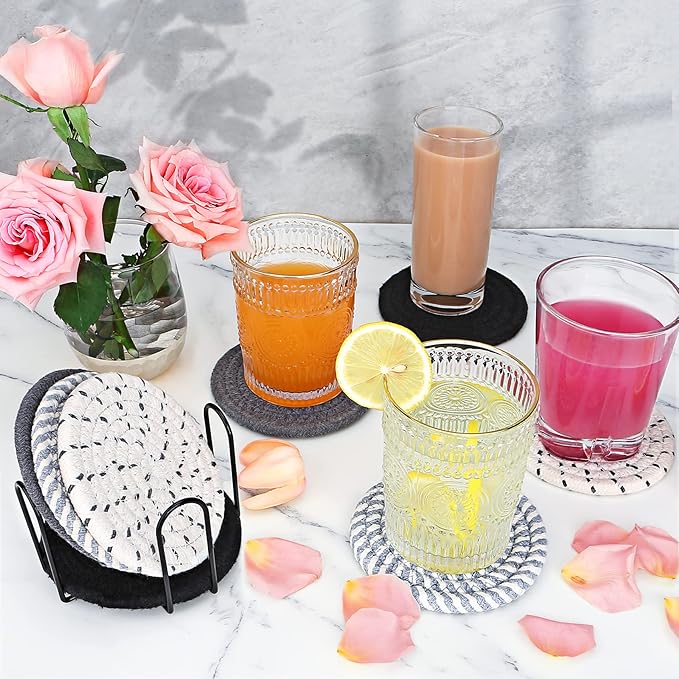 Coasters for Drinks, Coasters Set of 4 - Image 5