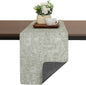 Table Runners 55 Inch Long, Dual-Sided Faux Leather Table Runner | Waterproof by Chitomars