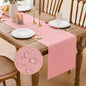 YATOJUZI Pink Table Runner Valentines Day Seasonal Summer Kitchen Dining Coffee by YATOJUZI
