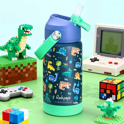 rockpapa 2 Pack Kids Insulated Water Bottle - Image 6