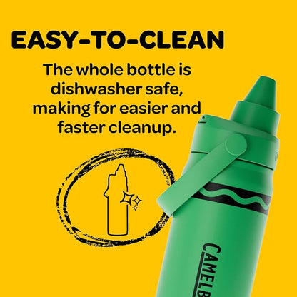 CamelBak Crayola Chug Stainless Steel Water Bottle 16oz, Spill Resistant Chug - Image 8