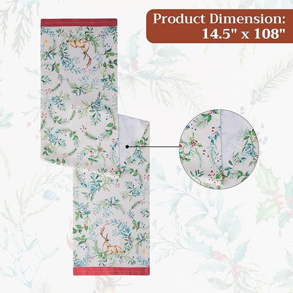 Maison d' Hermine Table Runner 100% Cotton 14.50" x 108" | Table Runners 108 - Image 7