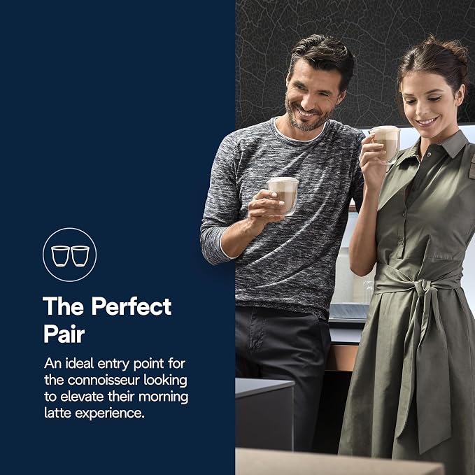 De'Longhi DeLonghi Double Walled Thermo Latte Glasses, 330 milliliters - Image 8
