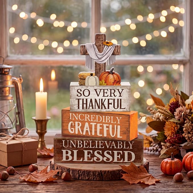 Moucuny 4 Pcs Fall Table Decoration - Image 6