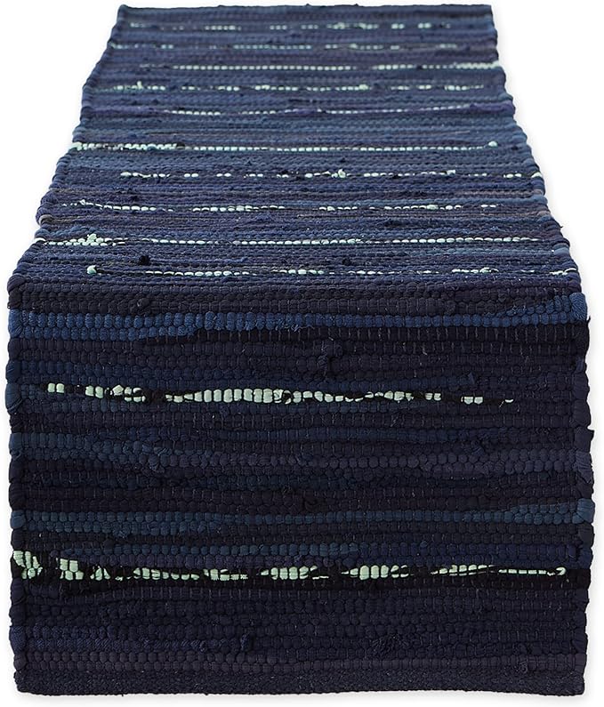 DII Handmade Chindi Tabletop, Reversible and Machine Washable, Table Runner by DII