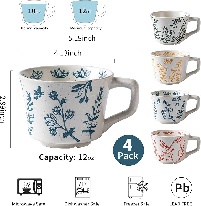 Ceramic Mug 11 oz Unique Luxurious Cup, Mug - Image 4