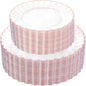 YOUBET 100PCS Rose Gold Plastic Plates by YOUBET