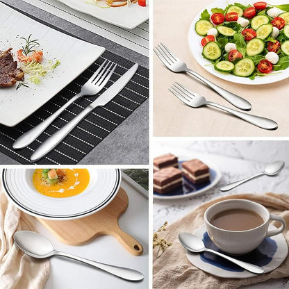 LIANYU 48-Piece Silverware Set for 8 - Image 3