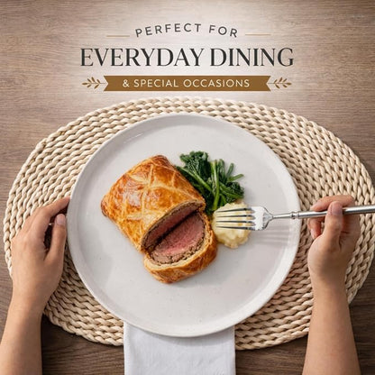 AmorArc Dinnerware Sets for 8, 24 Pieces Ceramic Plates and Bowls Set | Scratch - Image 5