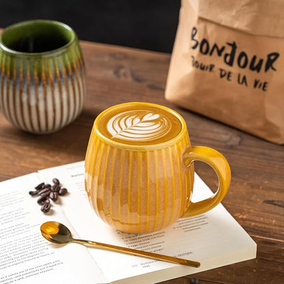 Unique Kiln-Fired Glaze Ceramic Mug - Image 3