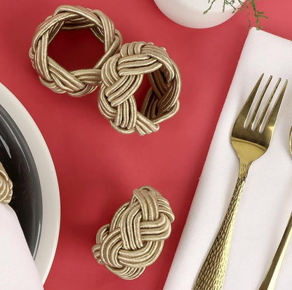 Napkin Rings Set of 12 for Dinner Parties, Weddings Receptions, Family - Image 2
