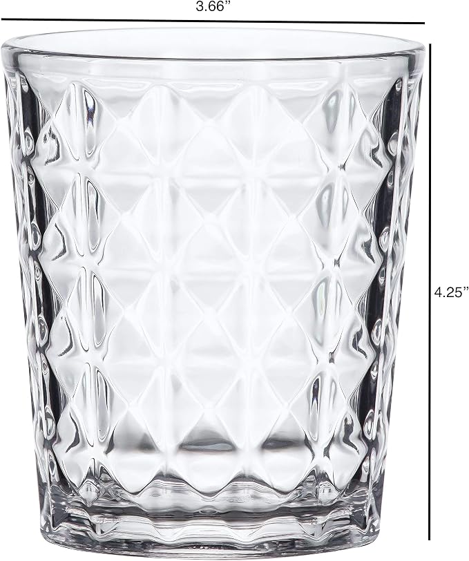 KLIFA- CUPID- 16 ounce, Acrylic Drinking Glasses Tumblers, Stackable Plastic - Image 5