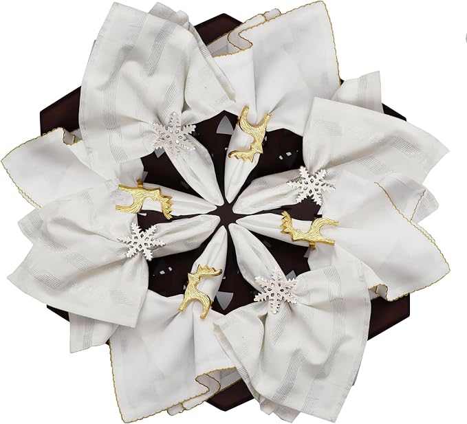COTTON CRAFT Christmas Napkin Rings - Image 3