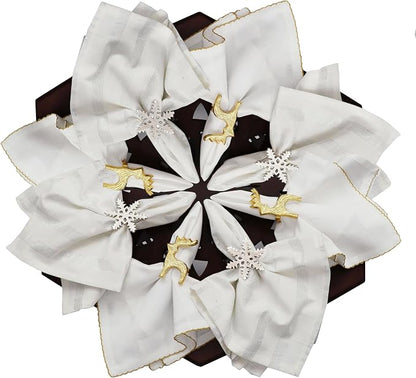 COTTON CRAFT Christmas Napkin Rings - Image 3