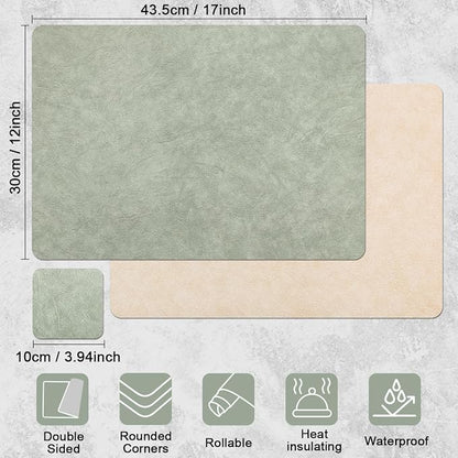 Vinyl Placemats Set of 4, Dual Sided Place Mats - Image 9