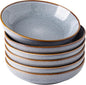 AmorArc 8.5'' Large Pasta Bowls, 36oz Ceramic Salad Serving Bowls Set of 6 by AmorArc