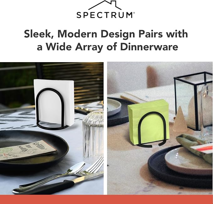 Spectrum Euro Modern Napkin Holder Organizer - Image 5