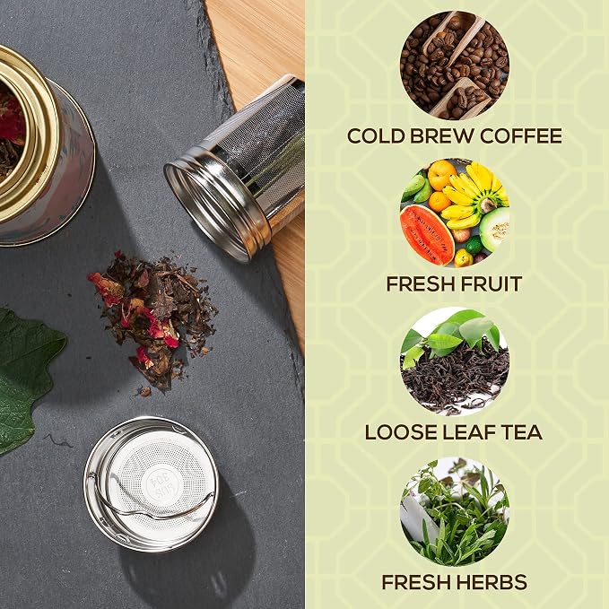 Leaflife Premium Bamboo Tea Infuser Bottle - Image 8