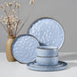 HaWare Dinnerware Sets, 6-Piece Plates and Bowls Set, Stoneware Dish Set by HaWare