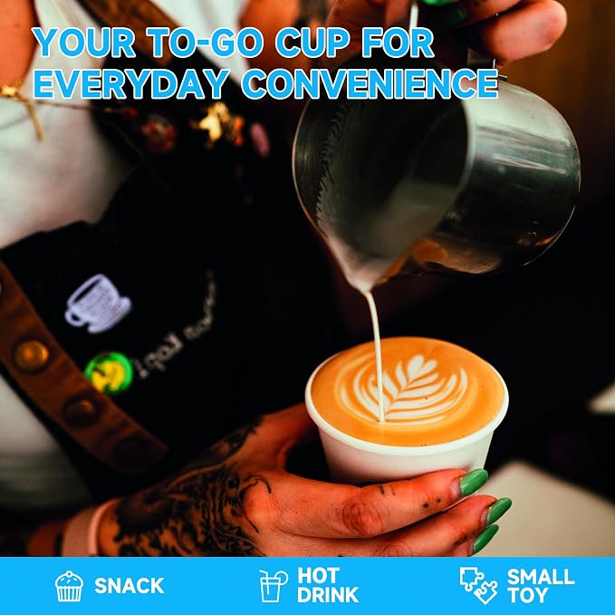 RACETOP Disposable Paper Coffee Cups - Image 4
