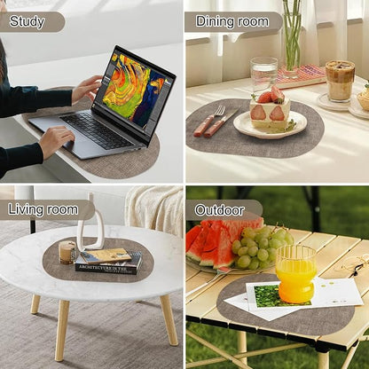 Faux Leather Placemats Set of 6 - Image 7