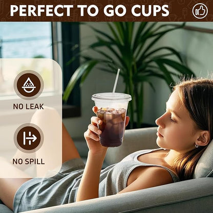 YEEHAW 12 oz. - 100 Pack Clear Plastic Cups - Image 7