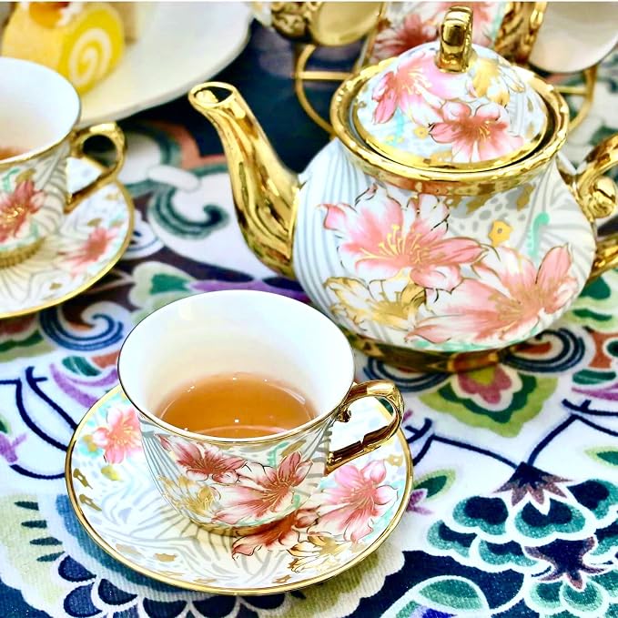 20 Pieces Porcelain Tea Set - Image 2
