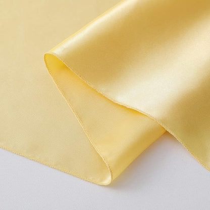 Horbaunal 24 Pack Light Gold Satin Table Runner 12 x 108 Inch | Smooth Table - Image 7
