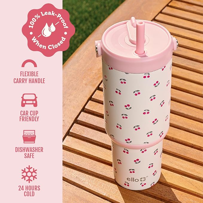 Ello Oasis Go+ 26oz Insulated Stainless Steel Tumbler - Image 4