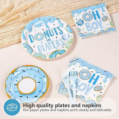 96Pcs Donut Baby Shower Decorations - Image 3