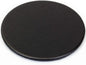 Dacasso Black Leather Round Coaster by Dacasso