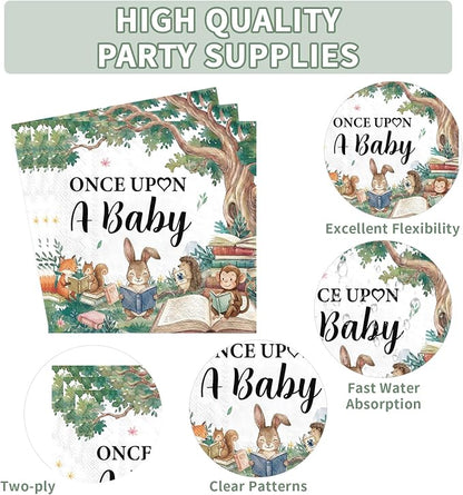 250Pcs Storybook Baby Shower Party Supplies - Image 7