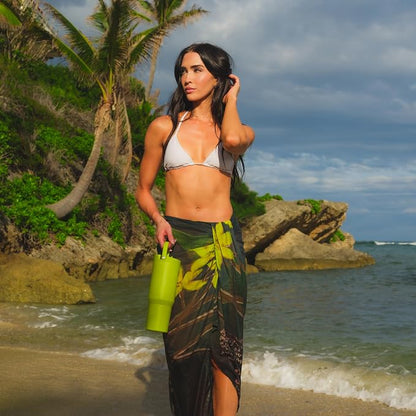 HydroJug Sport 32 oz Insulated Stainless Steel Water Bottle, Lemon Lime - Image 6