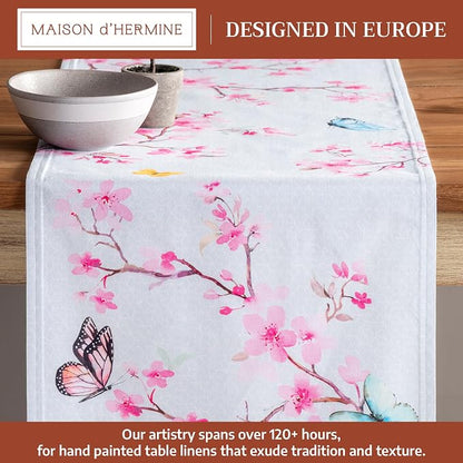 Maison d' Hermine Table Runner 100% Cotton 14.50" x 108" | Table Runners 108 - Image 2