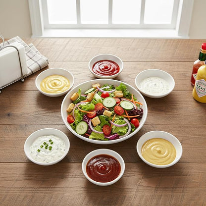 4 Inch Small Appetizer Plates 8 Pieces, Lightweight and Unbreakable Wheat Straw - Image 6