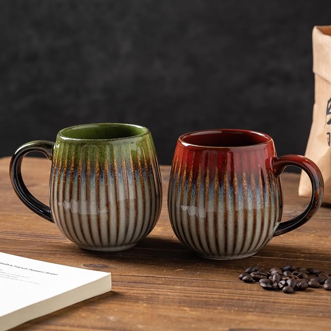 Coffee Mug, Porcelain 16 oz Large Tea Coffee Cup - Image 3