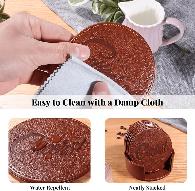 Coasters for Drinks Set of 6 - Image 5