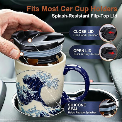 Topadorn 17oz Ceramic Travel Mug - Image 6