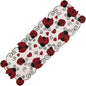 Beaded Table Runner 13 x 36 Inch by ALPHALivingHOME