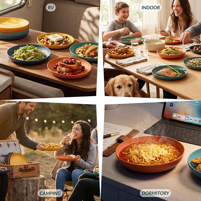Deep Dinner Plates Set of 8 Alternative - Image 7
