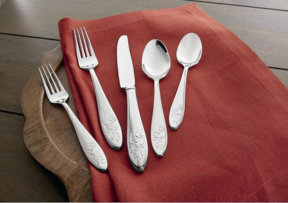 Lenox Butterfly Meadow 65-Piece 18/10 Stainless Steel Silverware Set - Image 7