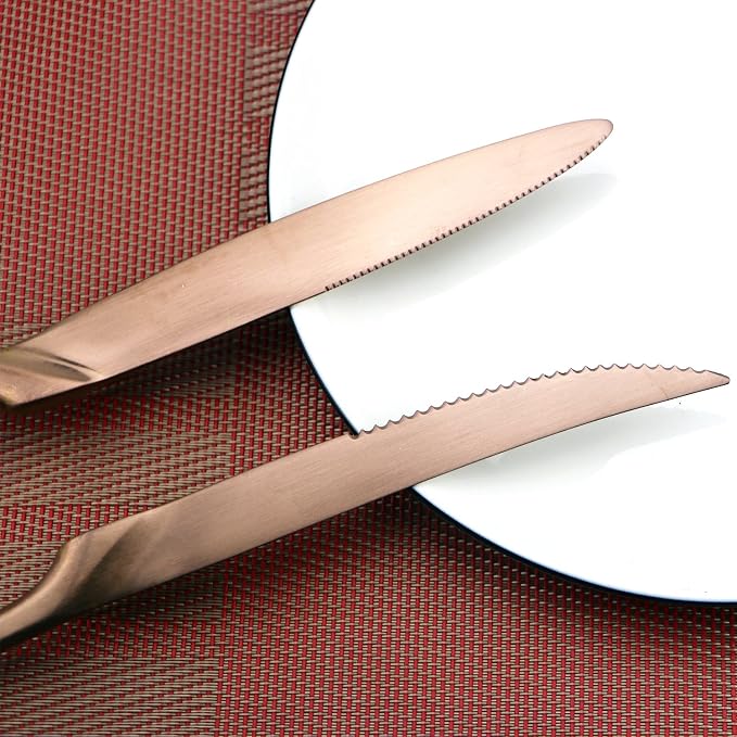 24-Piece Flatware Set, Extra Thick Heavy Duty - Image 3