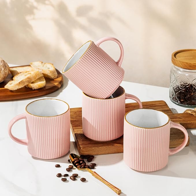 GBhome Ceramic Coffee Mugs Set of 6, 12oz Coffee Cups - Image 5